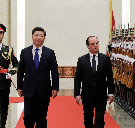 Em Pequim, a França e a China combinaram promover a governança mundial na COP21