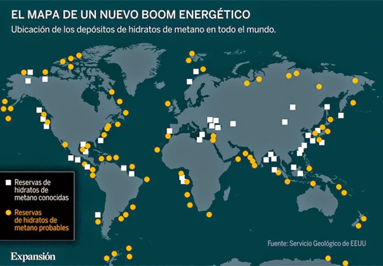 O mapa de um futuro boom energético.