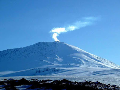 Estratovulcao Monte Erebus: 3.800 metros