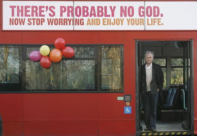 Richard Dawkins no 'ônibus ateu'