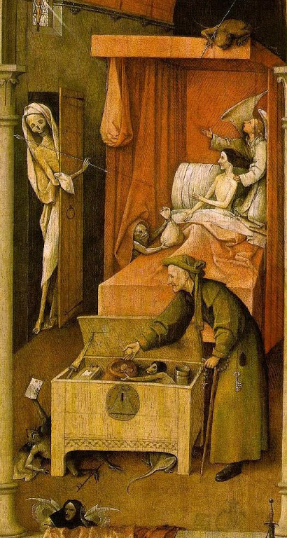 A Nau dos Insensatos, detalhe. Hyeronimus Bosch (1450 — 1516).