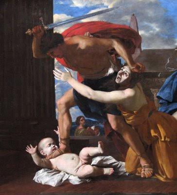 Massacre dos inocentes, Nicolas Poussin (1594-1665), Museu de Chantilly