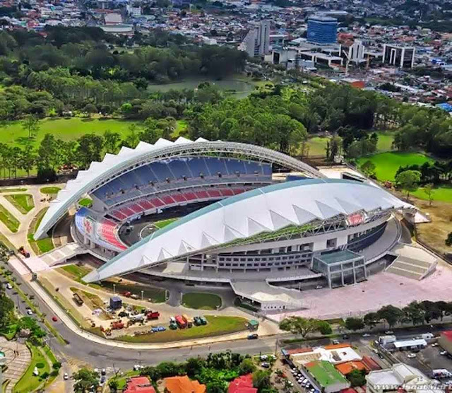 Estádio Nacional: o estádio de futebol em San José, que a Costa Rica não podia sonhar, a China pagou.