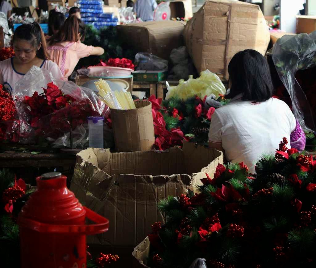 China é o maior produtor mundial de enfeites de Natal