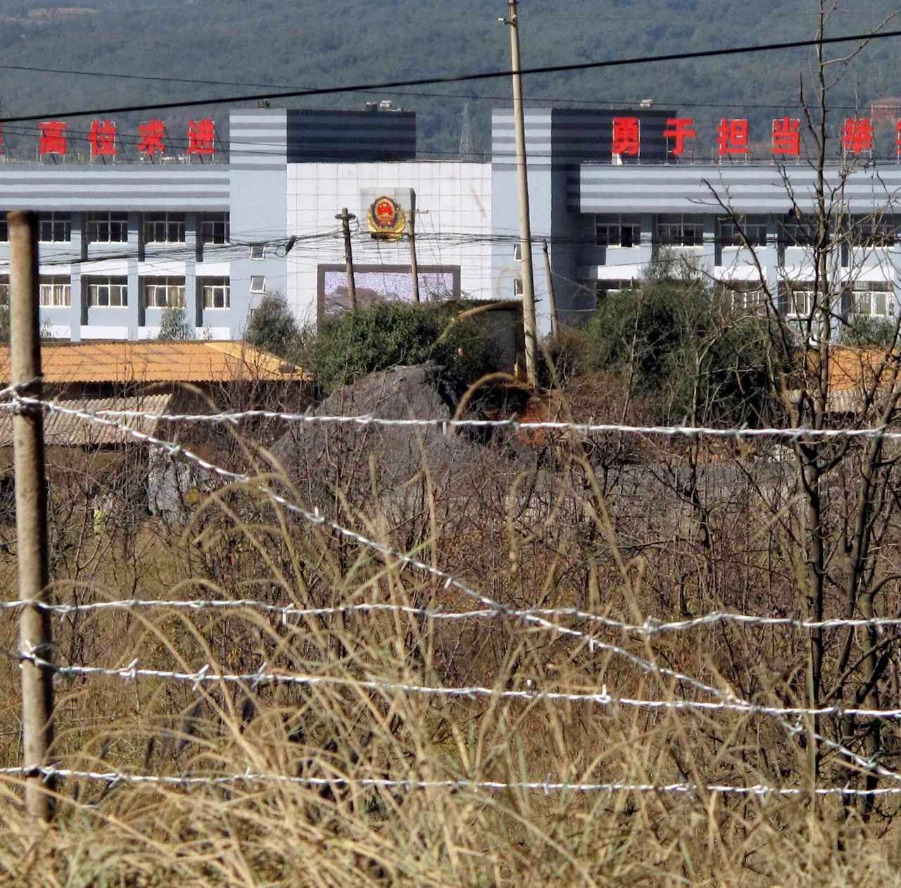 Campo de trabalhos forçados em Kunming, província de Yunnan