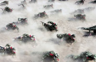 Exercicio militar chines, Shijiazhuang