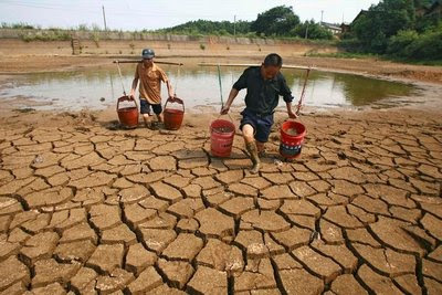 Açude sêco, pesadelo chinês