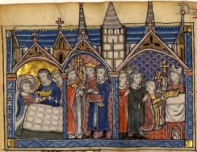 Raimundo de Tripoli nomeado regente. BNF Français 2824, fol. 162v