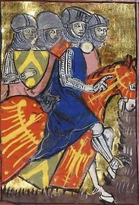 Balduíno I,  rei de Jerusalém.