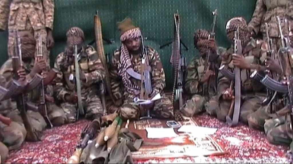 Chefe do Boko Haram e sequazes na Nigéria