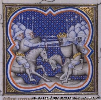 Batalha de Roncesvales. Grandes Crônicas da França