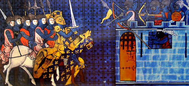 Beato Carlos Magno em guerra contra os mouros