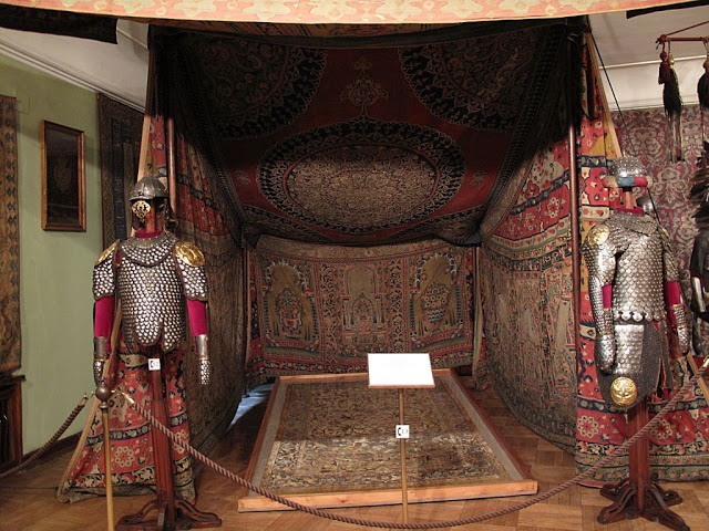 Tenda e armaduras capturadas aos turcos, Museu Czartoryski, Cracóvia